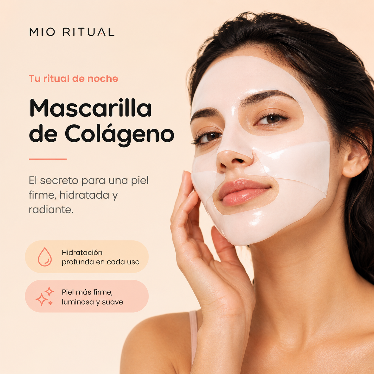 Bio-Colágeno · Efecto Lifting en una noche
