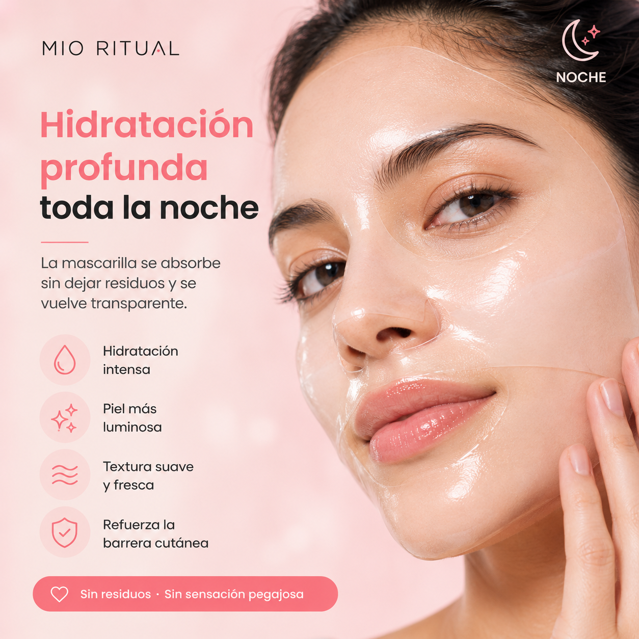 Bio-Colágeno · Efecto Lifting en una noche