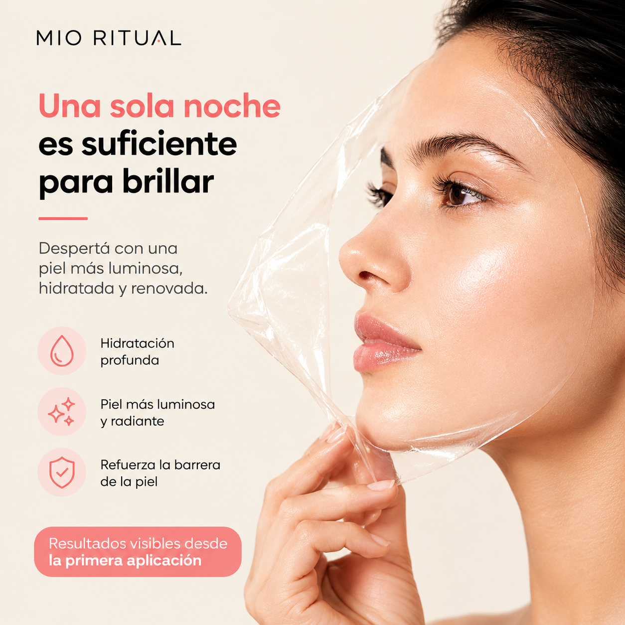 Bio-Colágeno · Efecto Lifting en una noche
